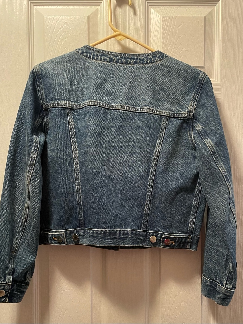 J. Crew Classic Cropped Indigo Denim Jacket - Picture 4 of 6
